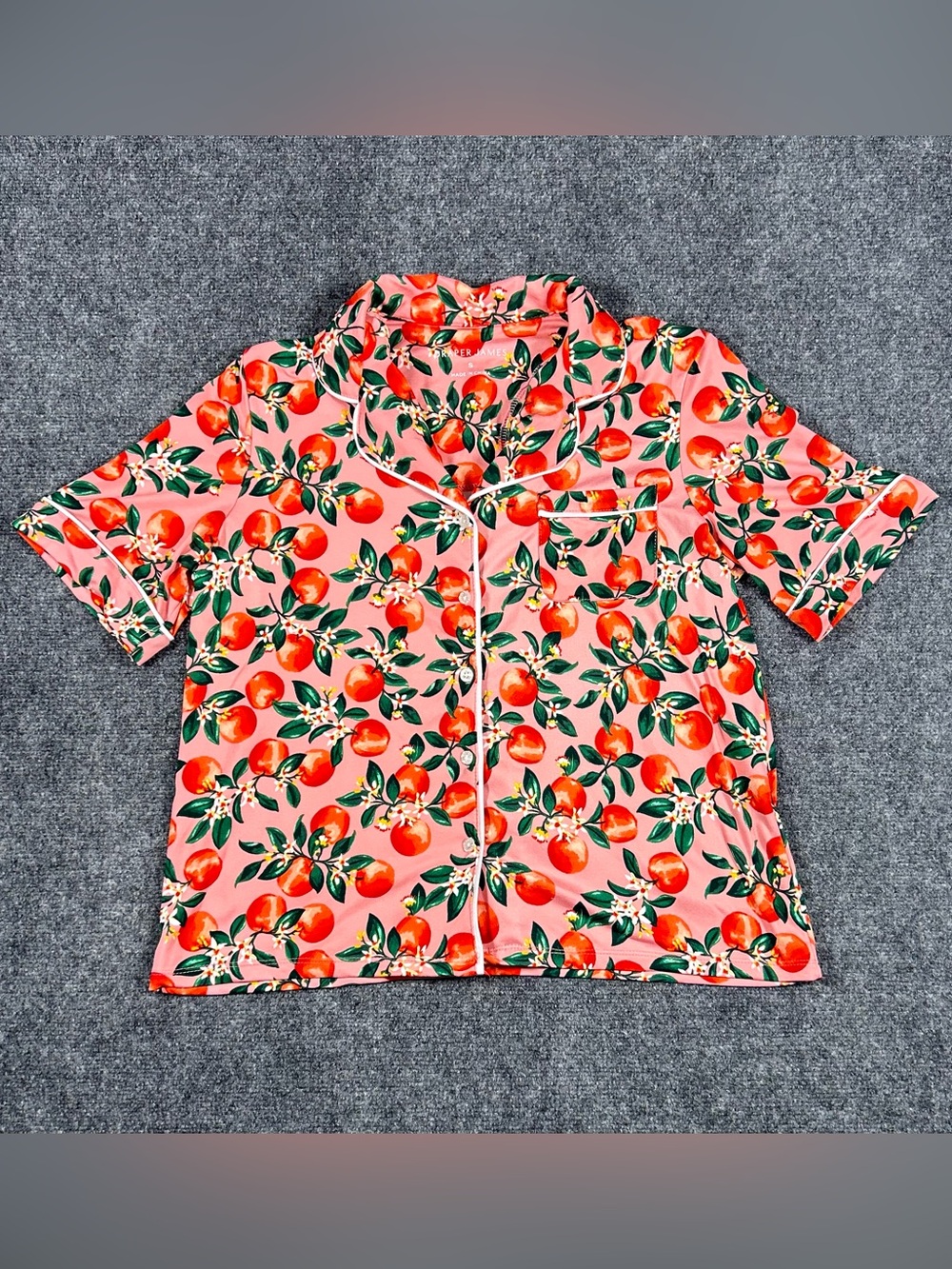 Draper James Peony Apple Blossom Print Pajama Set Women’s Size Small sleepwear - Picture 2 of 16